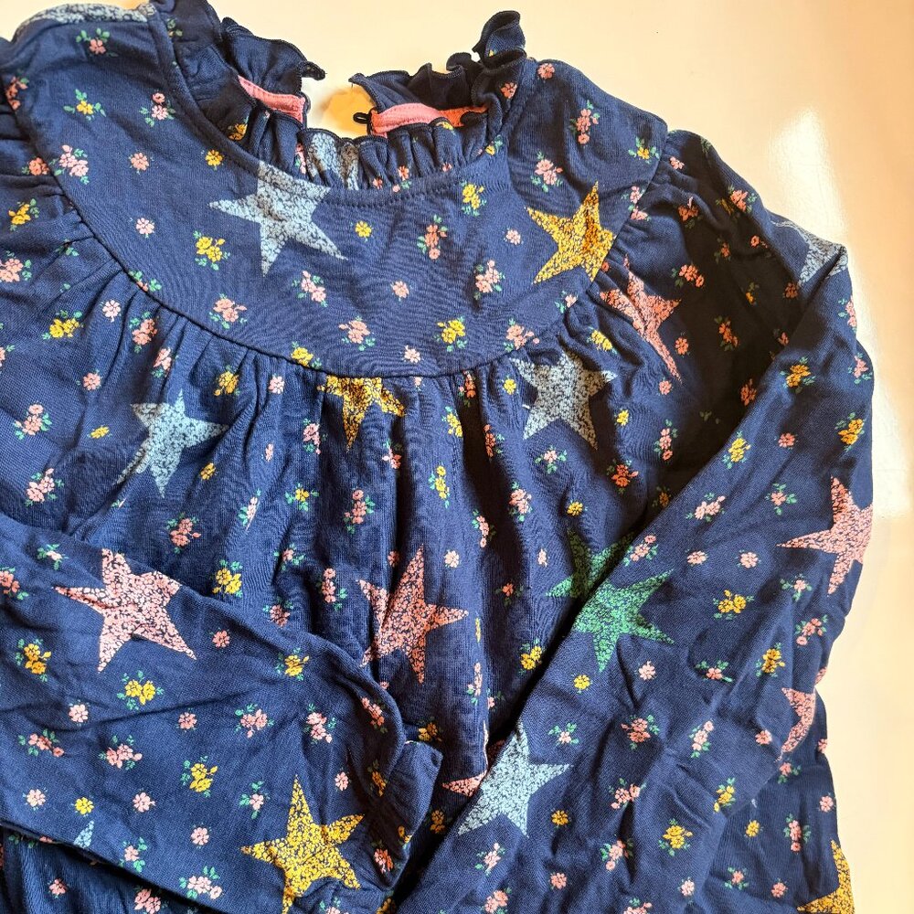 Mini Boden Kids' Cotton Long Sleeve Dress